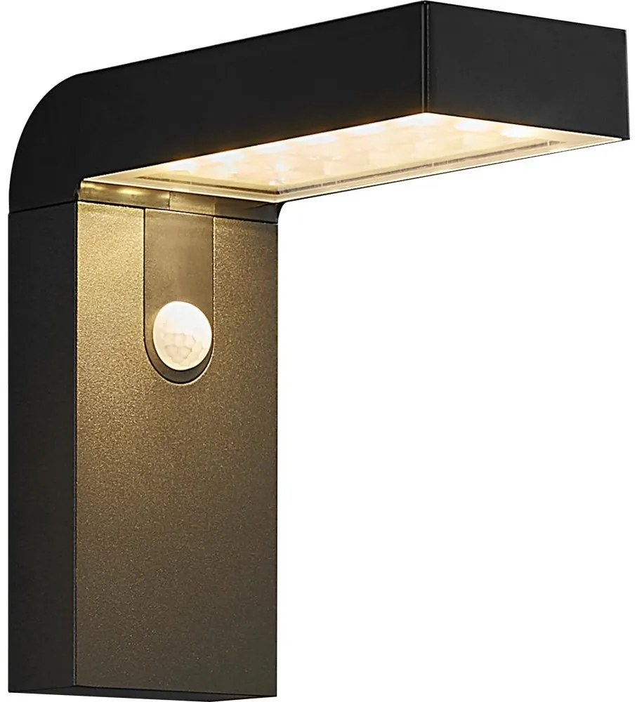 Nordlux - ALYA LED/5W/3,7V IP44 napelemes fali lámpa érzékelővel