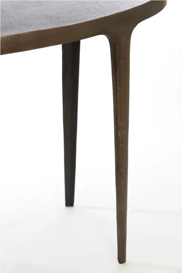 Fém kerek tárolóasztal szett 2 db-os 33x70 cm Arica – Light &amp; Living