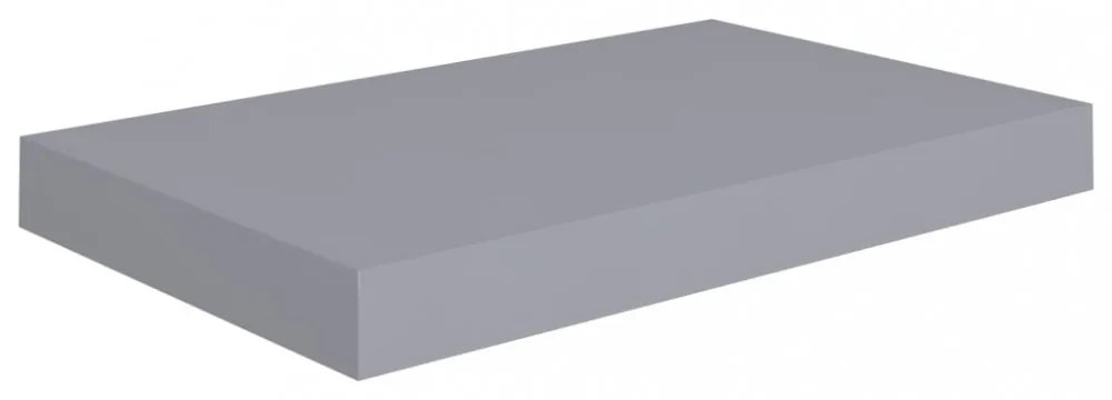 szürke MDF lebegő fali polc 40 x 23 x 3,8 cm