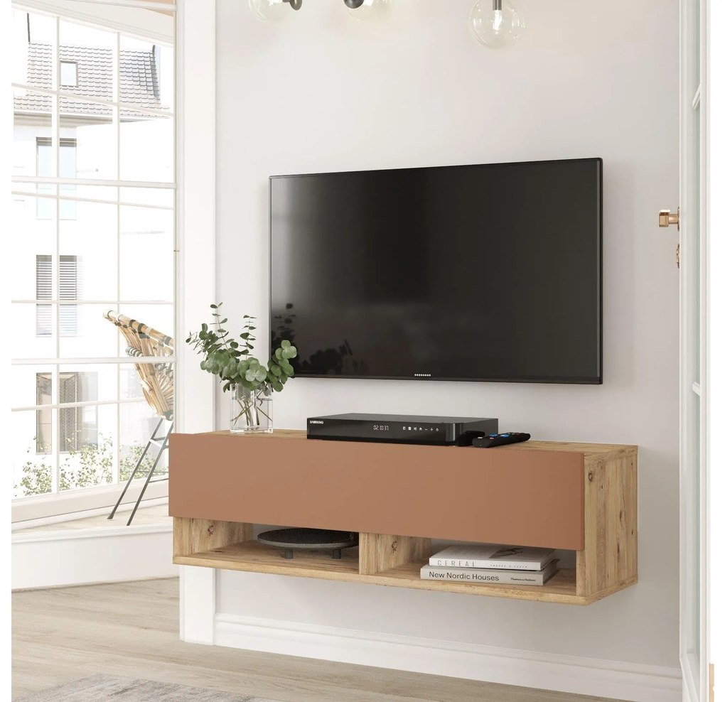 TV asztal/Szekrény France 13 (atlanti fenyő + tégla) . 1102140