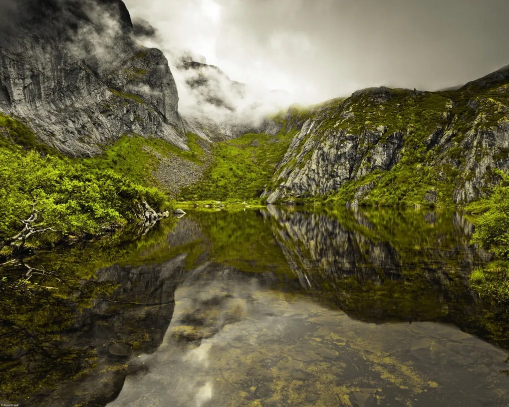 Poszter 50x40cm Norvég fjord 8, Assaf Frank