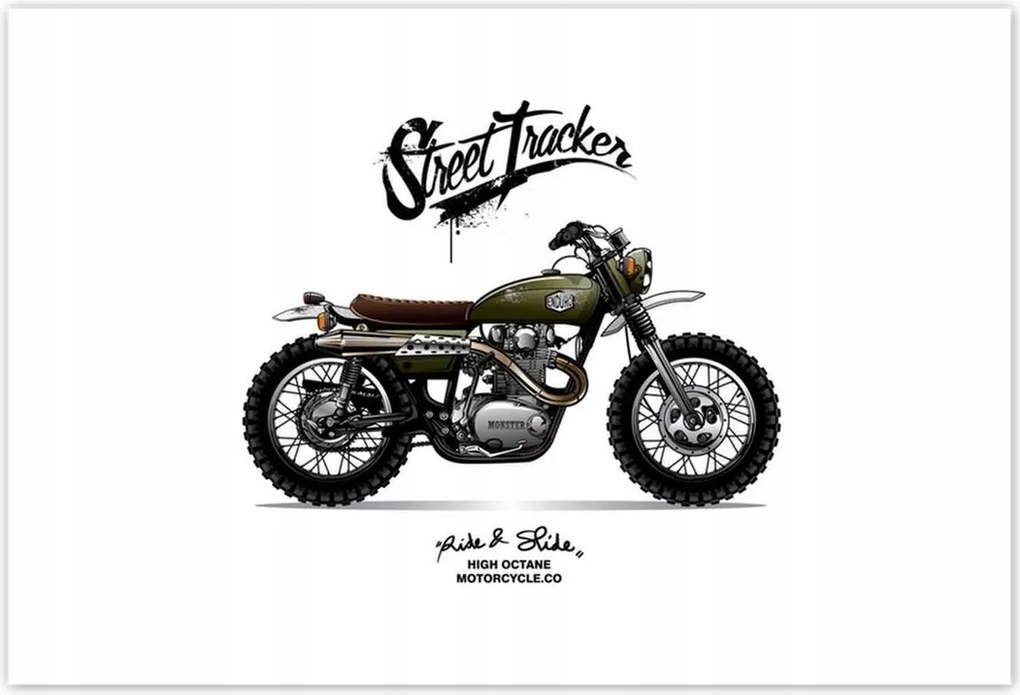 Poszterek 200x135 Motorkerékpár Antik Vintage