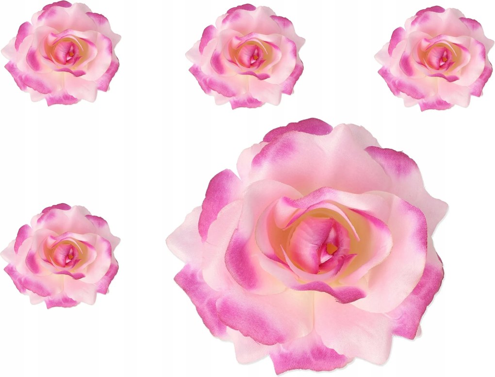 5x Sonia Rózsa Virágok mesterséges nádfejek Rózsa csokor mesterséges