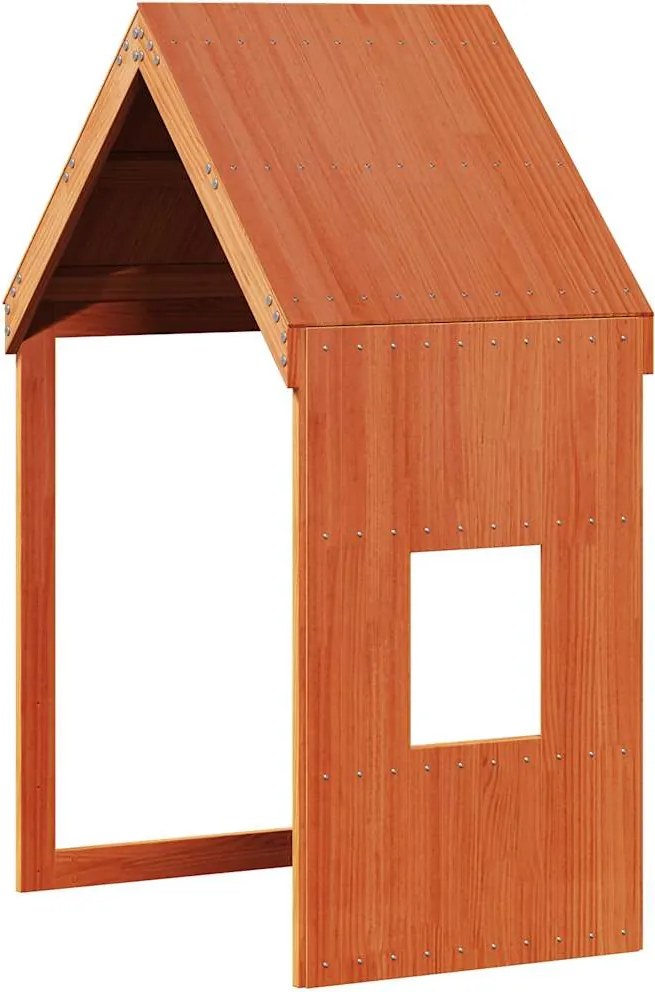 vidaXL viaszbarna tömör fenyőfa gyerekágytető 60 x 89 x 134,5 cm