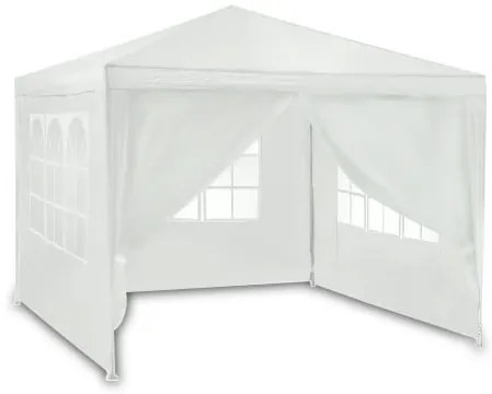 Kerti pavilon 3X3 M 100g/m2 FEHÉR GARDEN