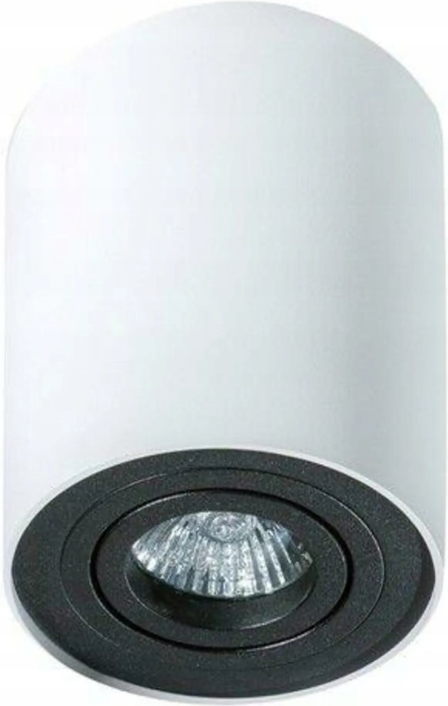 Mennyezeti spotlámpa, felületre szerelhető lámpatest AZzardo Bross 1 fehér/fekete AZ1436 GU10 1