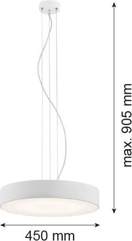 Argon DARLINGED 3351 Függőlámpa 1x42W/LED 3000K 5380LM IP20