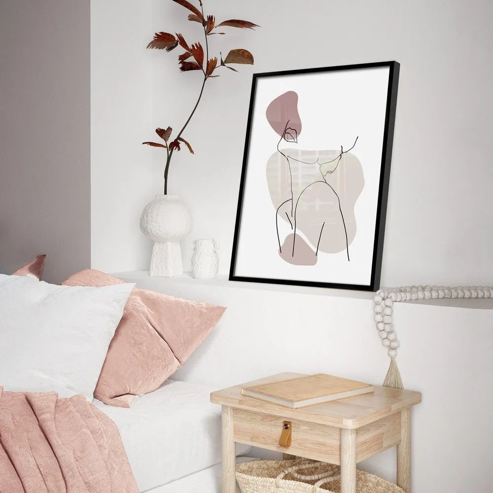 Kép 50x70 cm Woman Pink – Styler