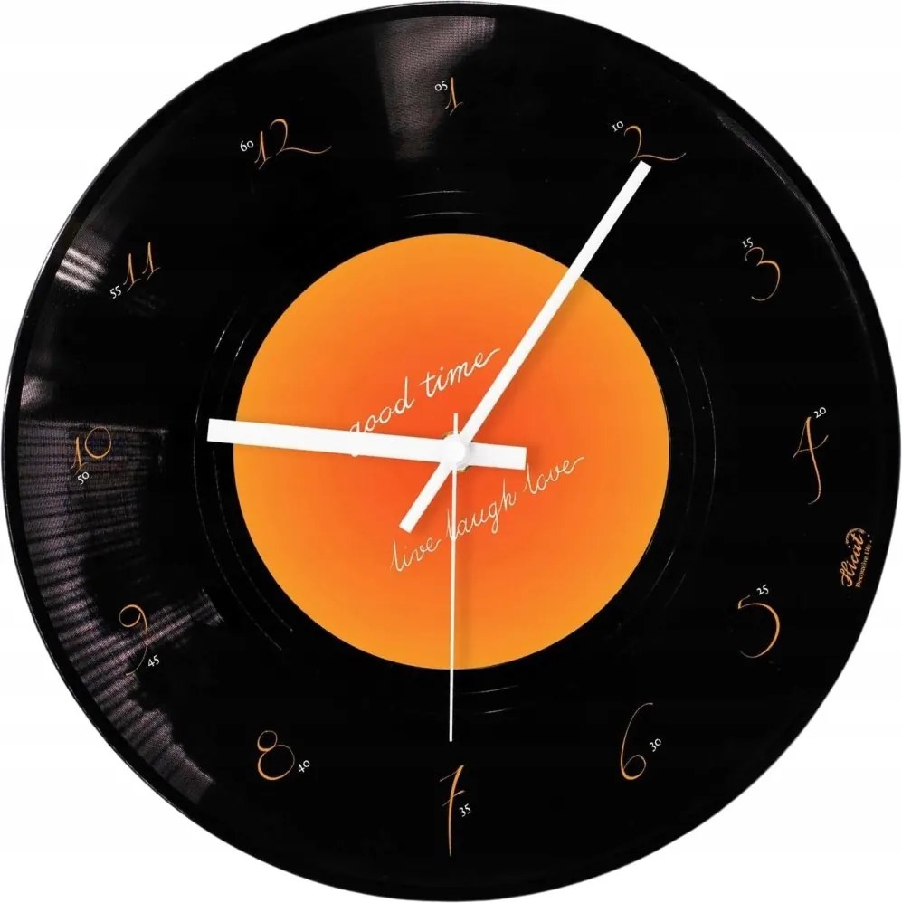 Vinyl lemez alakú Falióra bakelit dekoráció Ajándék