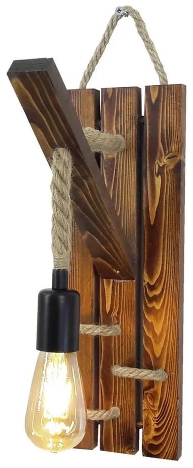 Niki falilámpa borovi fenyőből