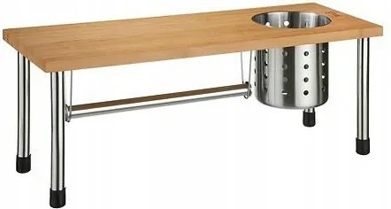 Konyhai rendszerező bambusz polc