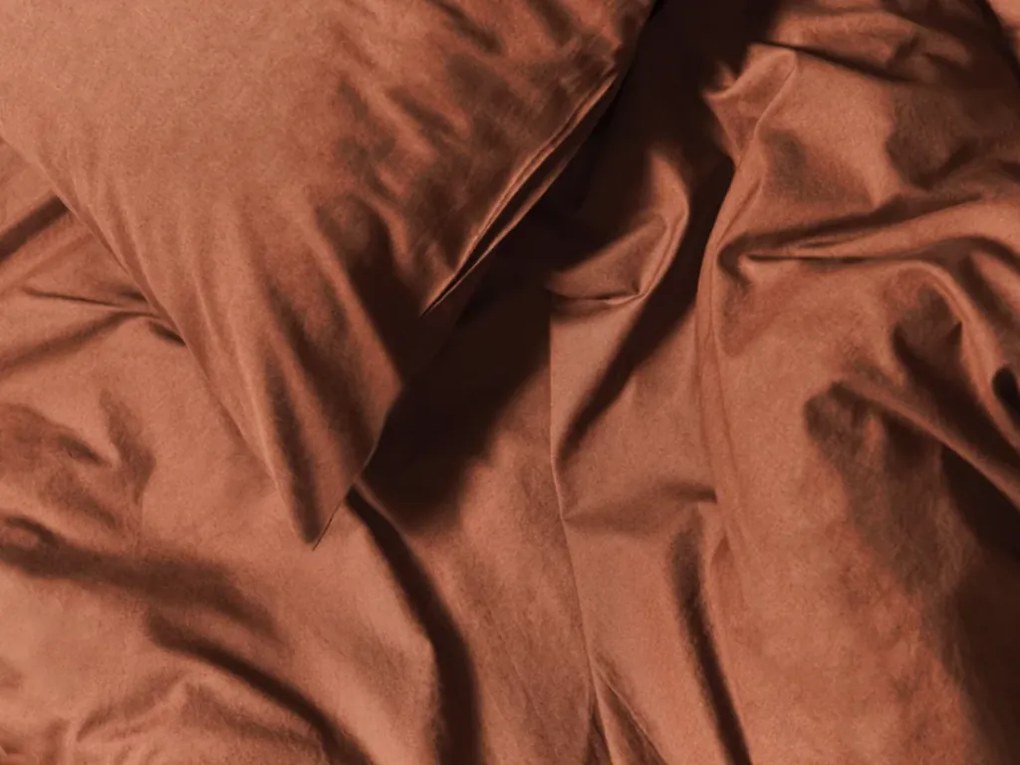 Pamut ágynemű CALMORA barna Ágyneműhuzat mérete: 2 db 70 x 90 cm | 200 x 200 cm