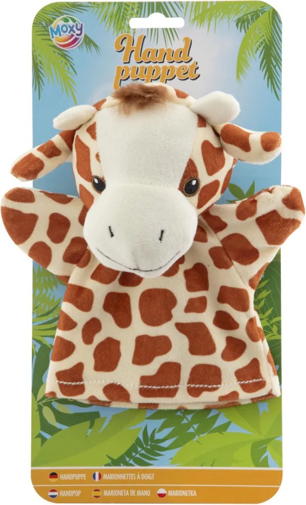 Zsiráf Moxy kesztyűbáb 21 cm