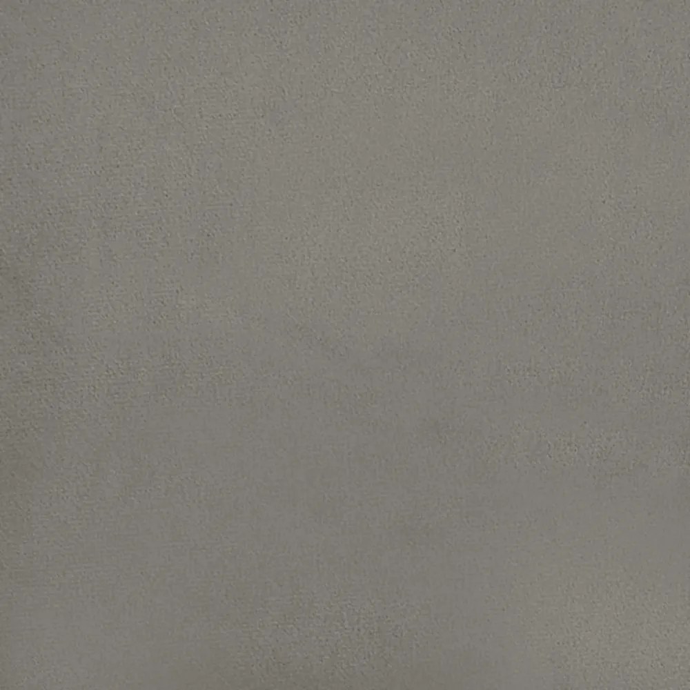 világosszürke bársony ágykeret matrac nélkül 140x200 cm