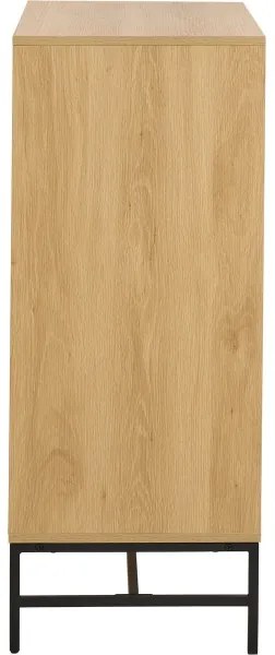OLIVIA fiókos komód, tölgy