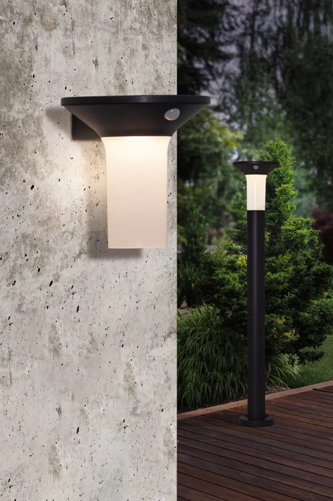 Eglo Corbezzola 900243 napelemes, mozgásérzékelős kültéri falilámpa, 6x0,03W LED, 400 lm, IP44