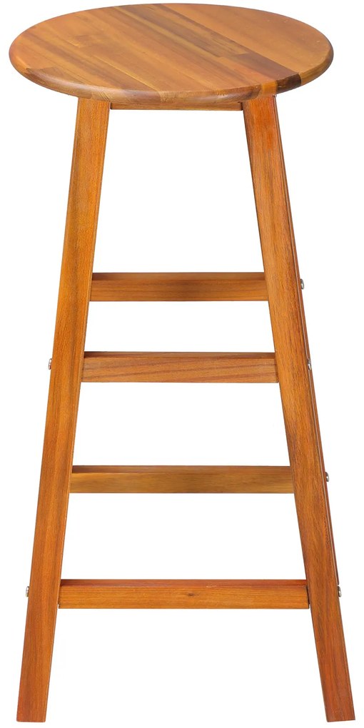 OSLO bárszék, 2 db, 34x76cm, természetes barna Casaria