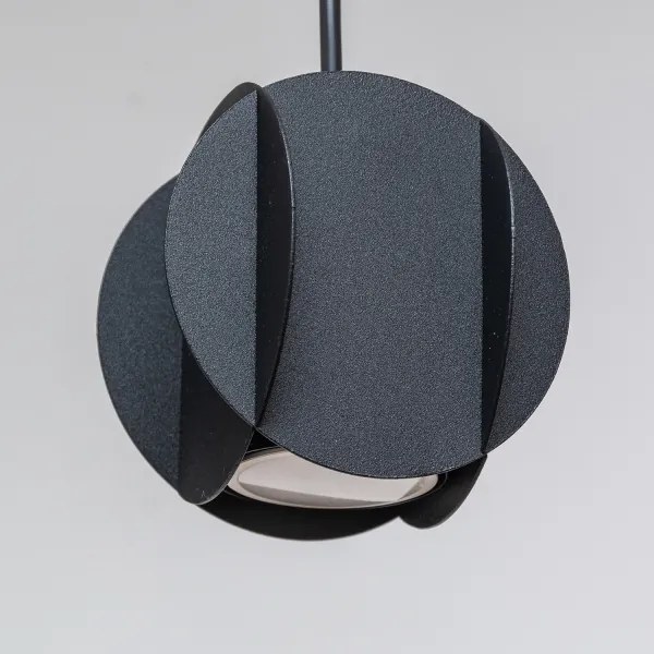 GAMBIT kábeles csillár 4xGU10/10W/230V fekete