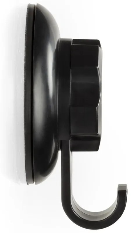 Bestlock Black Single Hook fekete öntapadós fali akasztó - Compactor