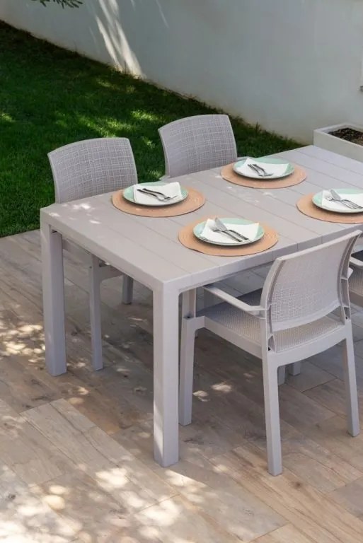 TOOMAX Műanyag asztal DAVIDE szürke