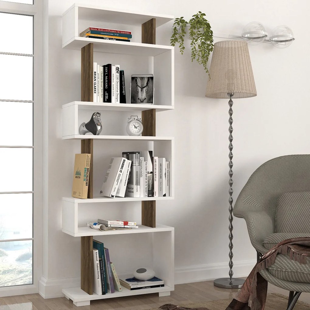 Blok White Walnut könyvtár