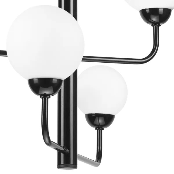 Csillár láncon OSCAR 6xG9/5W/230V fekete