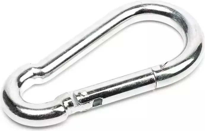 2 db 60 mm rugós karabiner