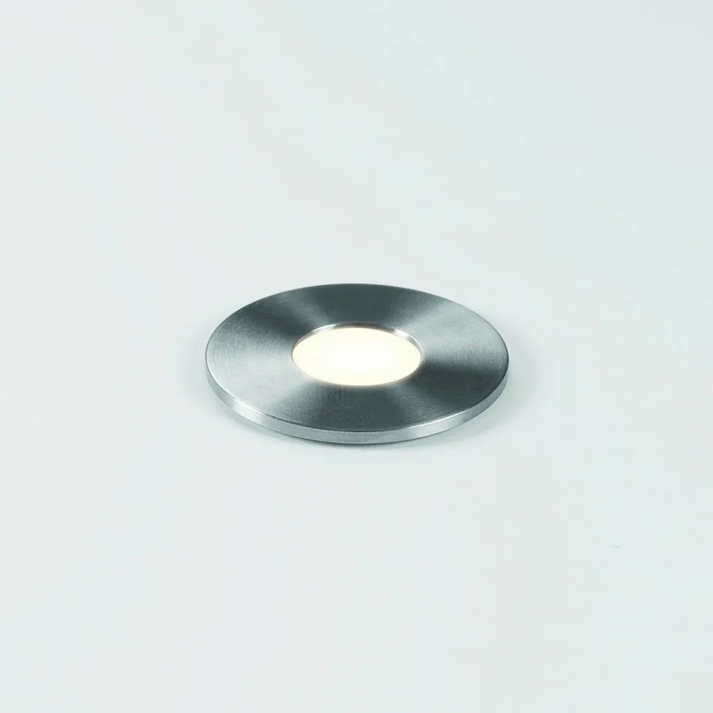 ASTRO 1201005 TERRA Kültéri Talajba Építhető Lámpa Szálcsiszolt acél LED IP65
