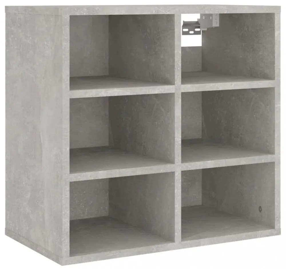 2 db betonszürke cipősszekrény 52,5 x 30 x 50 cm