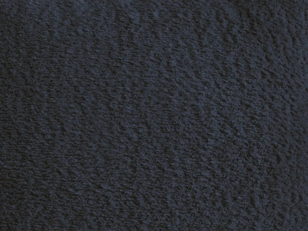 Sötétkék buklé sarokkanapé (jobb oldali-heverő résszel) Azra – Bobochic Paris