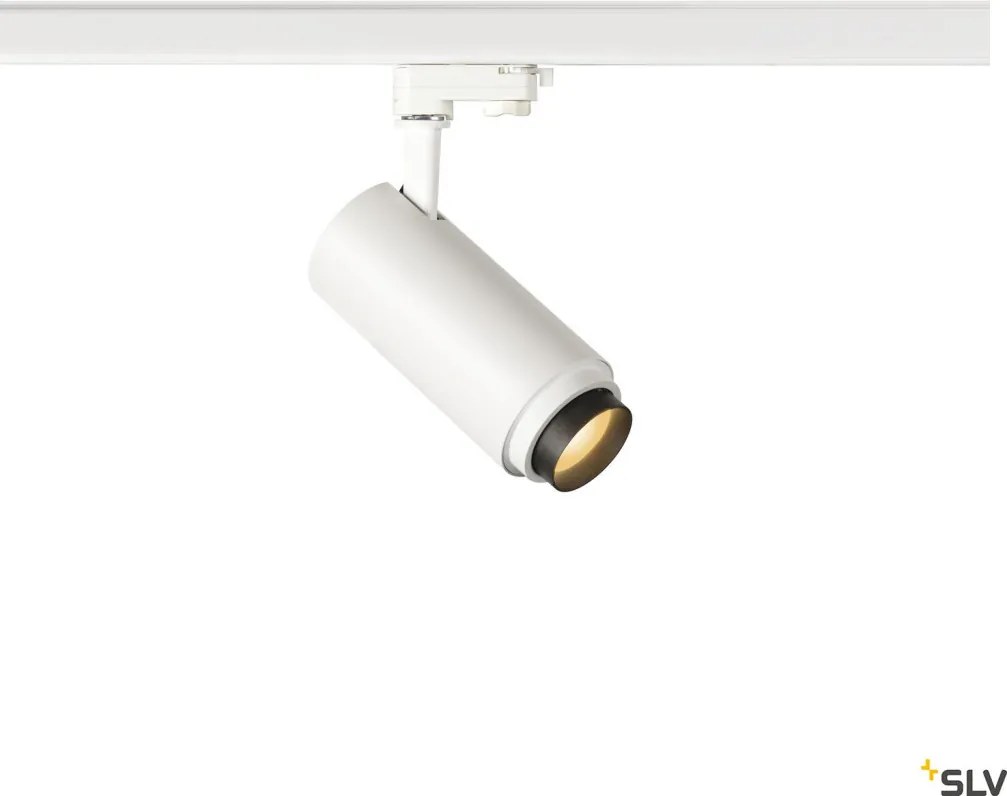 SLV NUMINOS® ZOOM M PHASE 1006109 Sínreflektor 1x20W/LED 2700K 1650LM