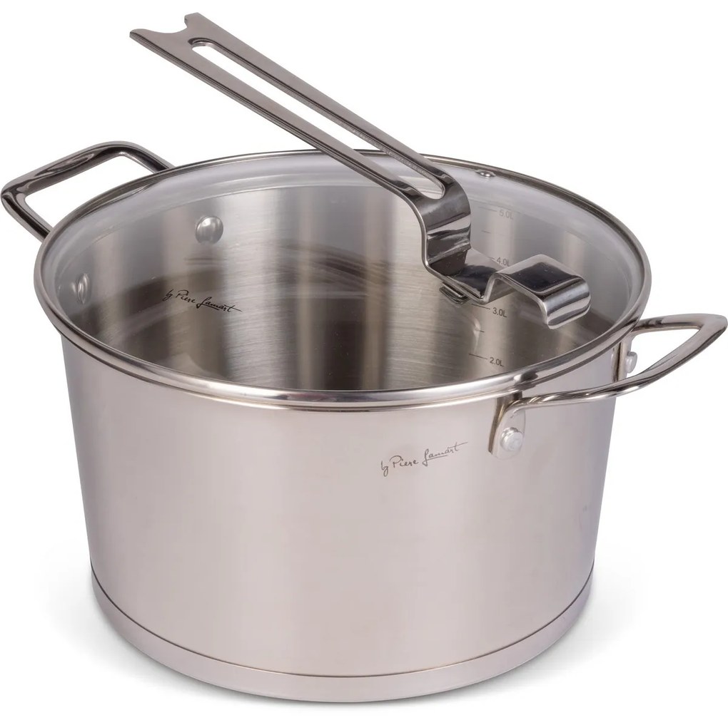 Lamart LT1276 fedeles serpenyő Conic átmérő 24 xmagasság 13 cm