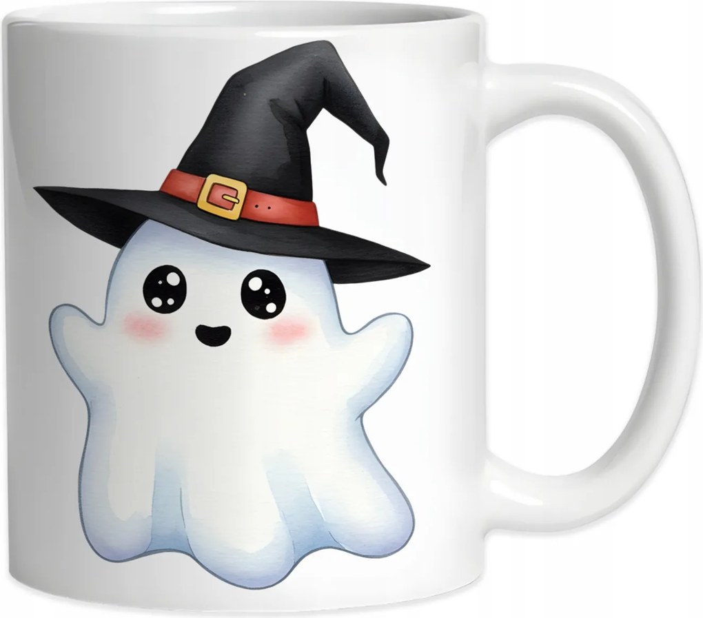 Halloween Bögre Kerámia Szellem Boszorkány Babajaga Lélek 330ml