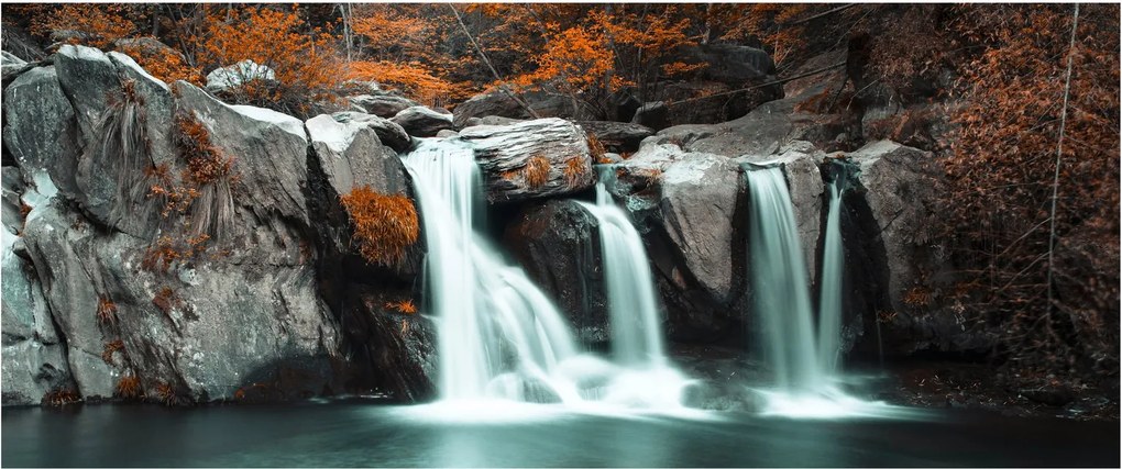 Kép - Vízesések (120x50 cm)