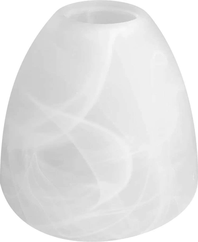 Üvegbúra Fehér Csillár Lámpa Bögre Murano Márvány E27 Nagy Menetes