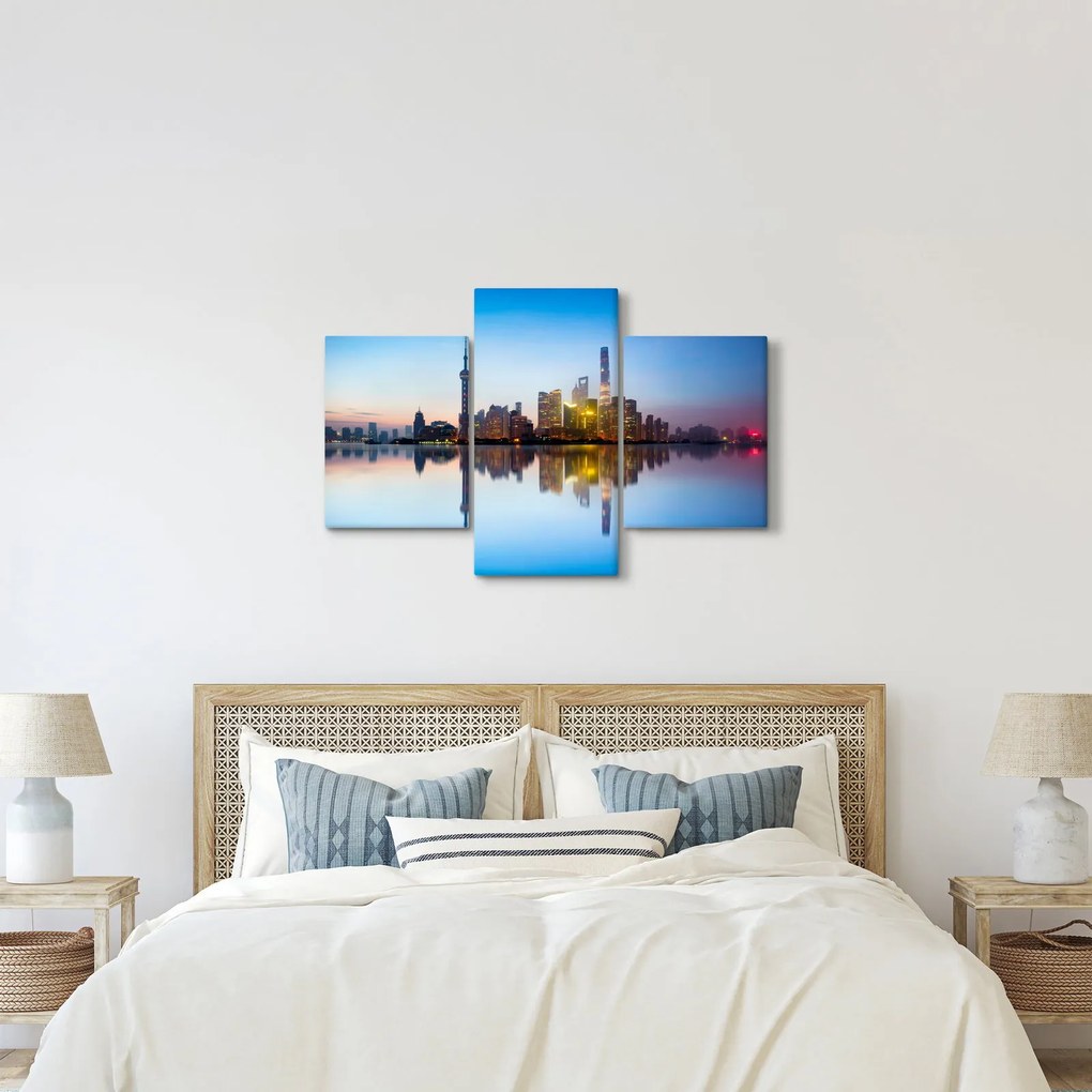 Egy kép a reggeli égboltról Sanghaj felett (90x60 cm)