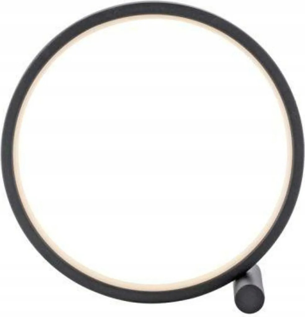 Led asztali lámpa fekete kör Just Light Mini, minimalista, 13W, 3000K, 1,