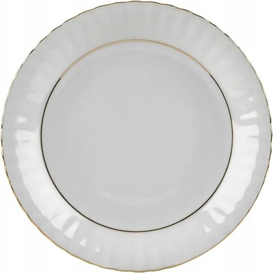Desszert tányér 19cm Iwona B014 Arany vonal