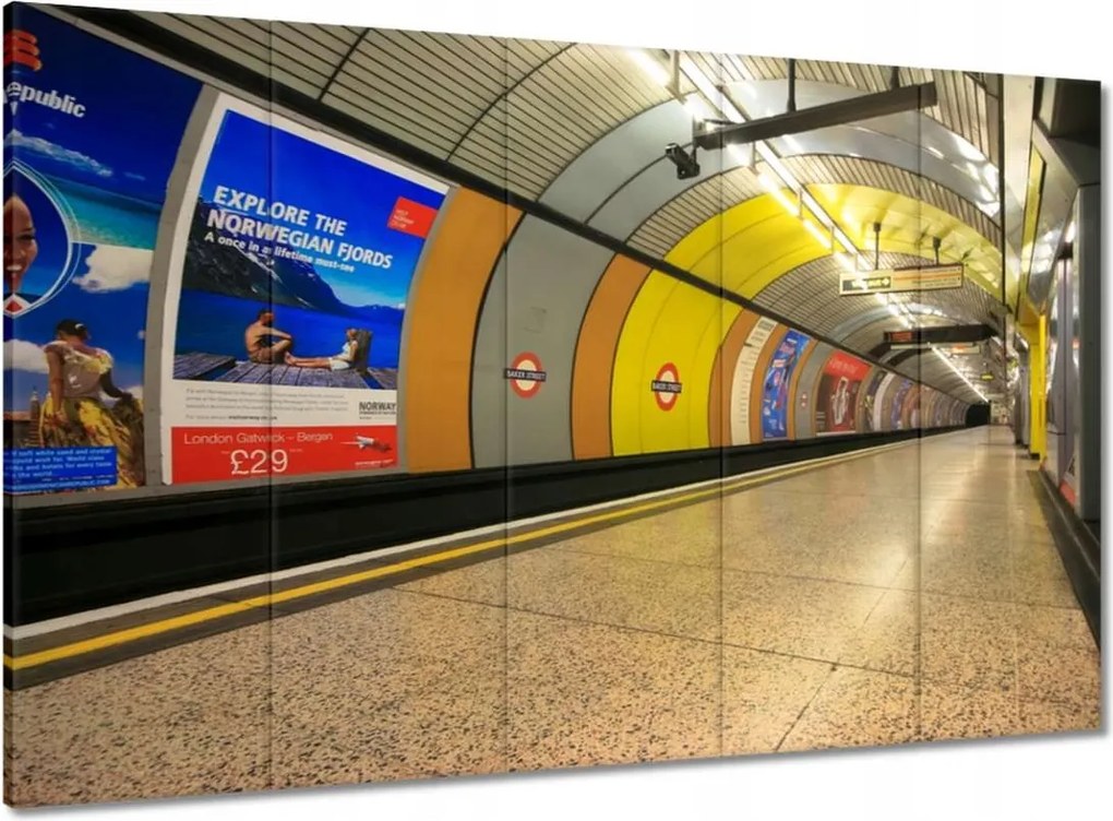 Festmények 100x70 London Alvilág Metro London