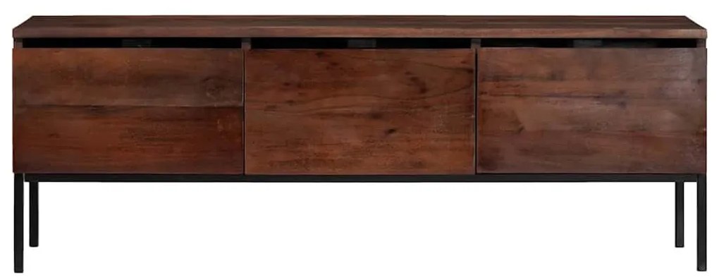 Média tárolószekrények és állványok mézbarna 110 x 30 x 36 cm
