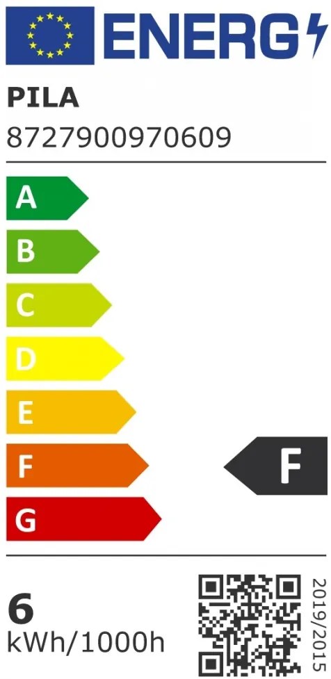 Pila PAR16 GU10 LED spot fényforrás, 5.5W=65W, 2700K, 460 lm, 36°, 220-240V