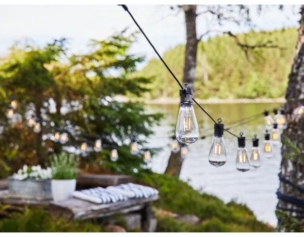 Markslöjd 107293 - LED kültéri dekorációs fényfüzér GIRLANDA GARDEN 10xLED 5,5m IP44
