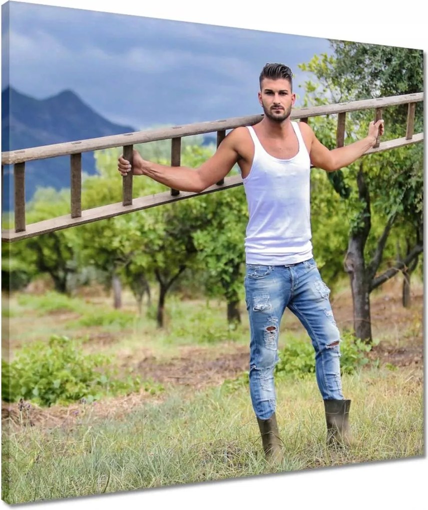 Vászonkép 50x50 Férfi Erő