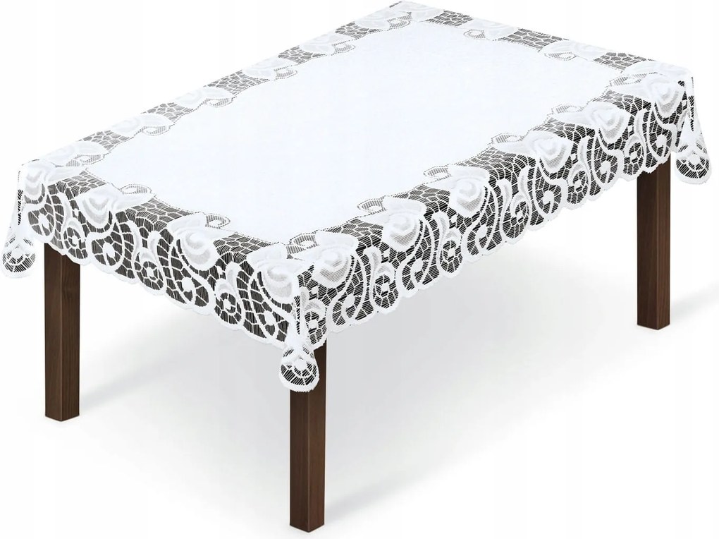 Mg 254260 Abrosz jacquard 100x150 téglalap Fehér