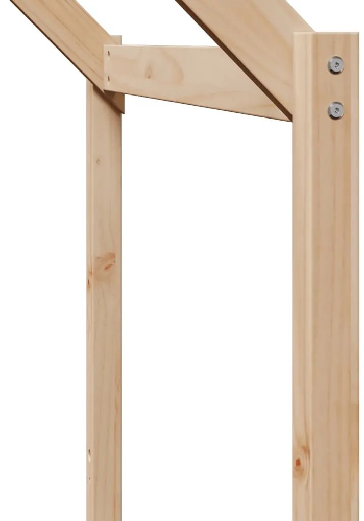 tömör fenyőfa gyerekágytető 213 x 95,5 x 144,5 cm