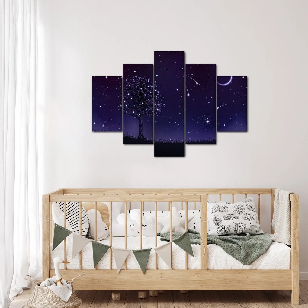 Kép - Illusztrációban fogott éj (150x105 cm)
