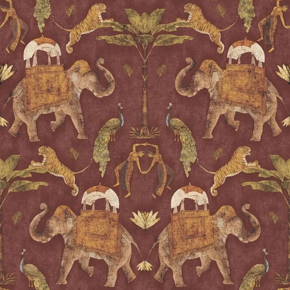 Flizelin Tapéta Állatos-növényes Motívumokkal