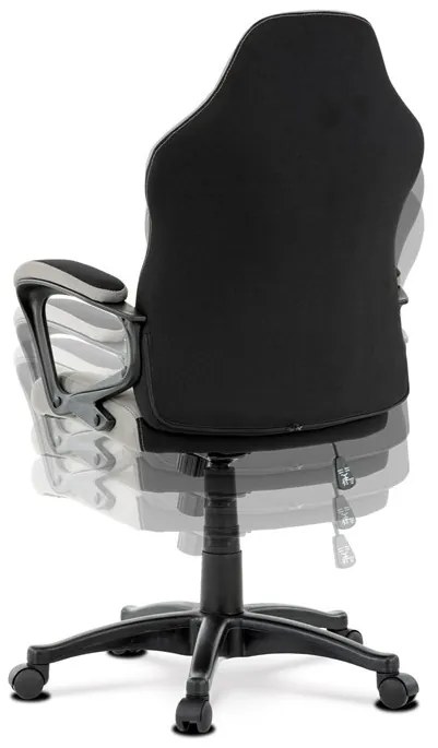 Gamer Irodai Forgószék Fekete Szövet Kárpittal, Rózsaszín Dekorral. KA-L611 BLUE