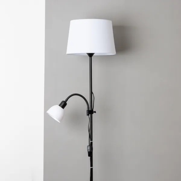 Brilagi - Állólámpa CERIA 1xE27/100W/230V + 1xE14/25W fekete/fehér