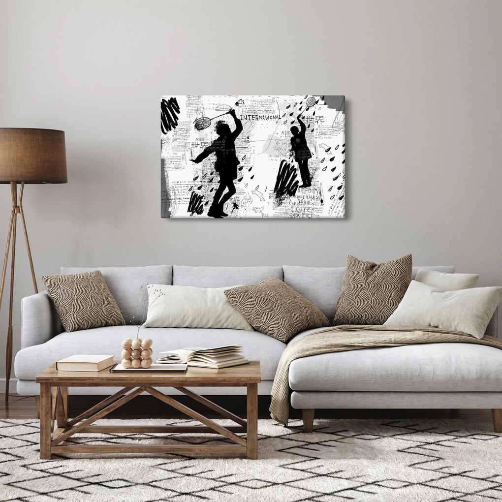 Kép - Street art - zűrzavar (90x60 cm)